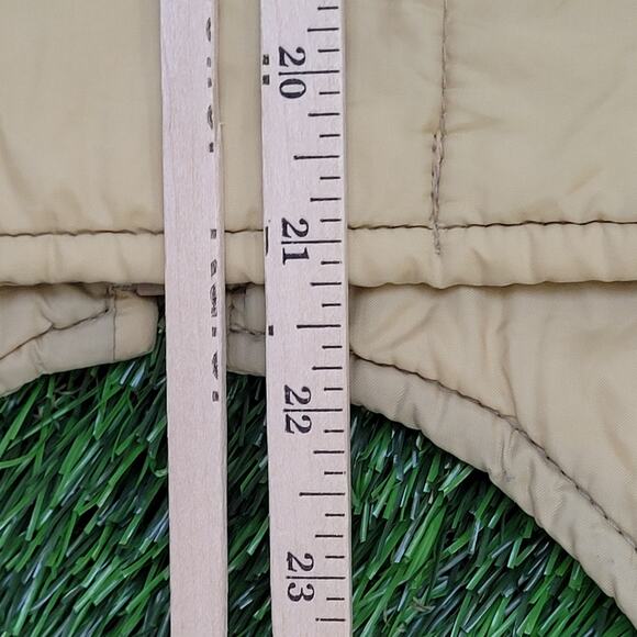 Vintage 90s Cabelas Hunting Zip Vest Large 21x21 Crop - Picture 13 of 13